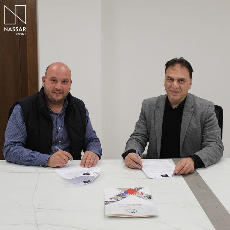 Nassar Stone signs a memorandum of understanding with Palestine Polytechnic University